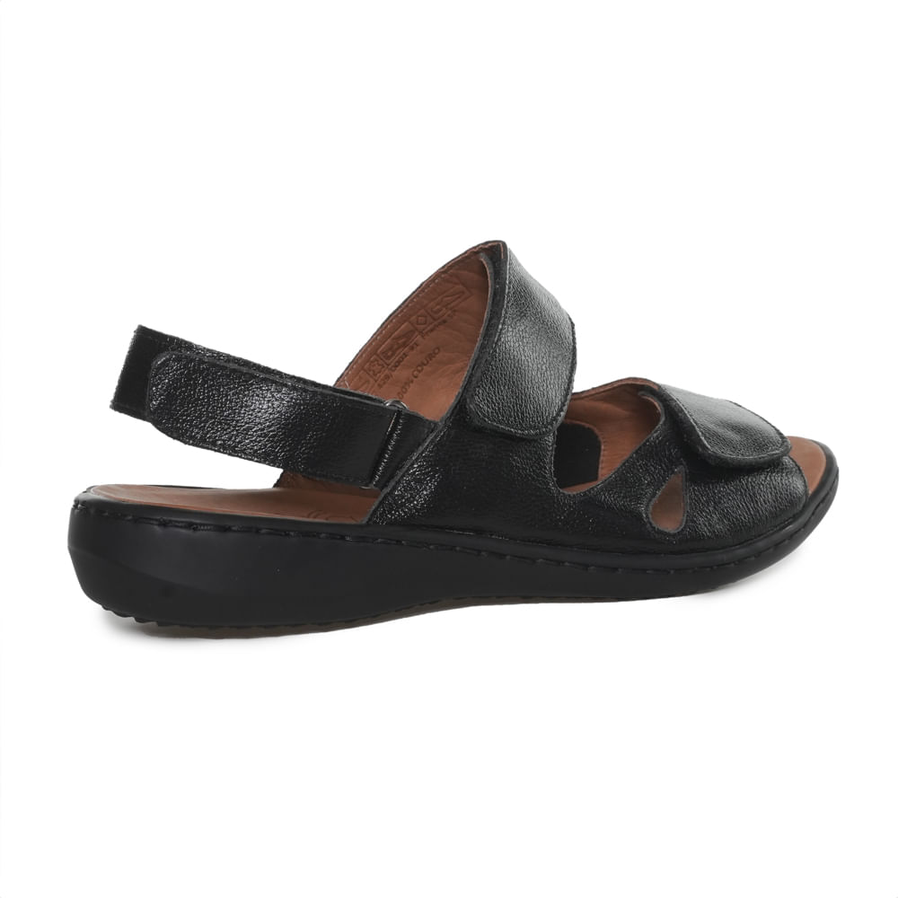 Opananken Sandalia 24-63624 Preto Slim FlyLycra -4-